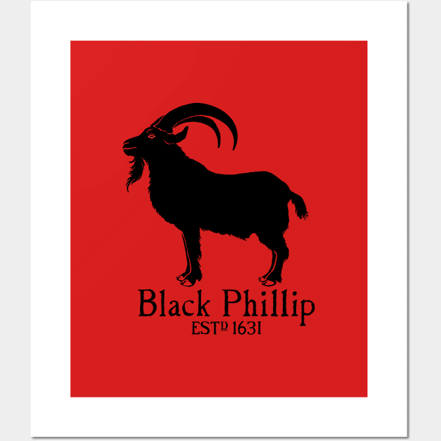 Black Philip Wall Art by castlepop